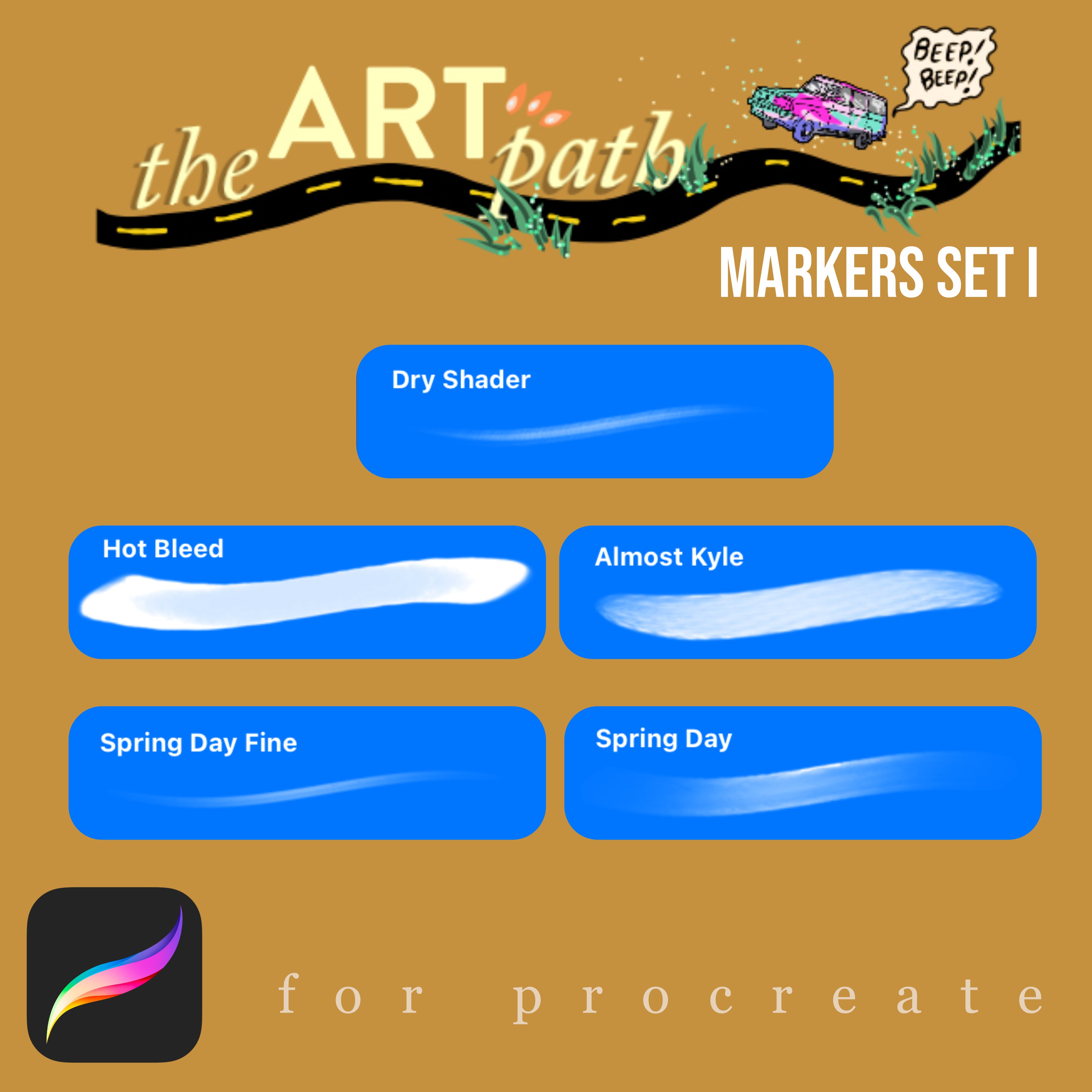 The Art Path Marker Set I