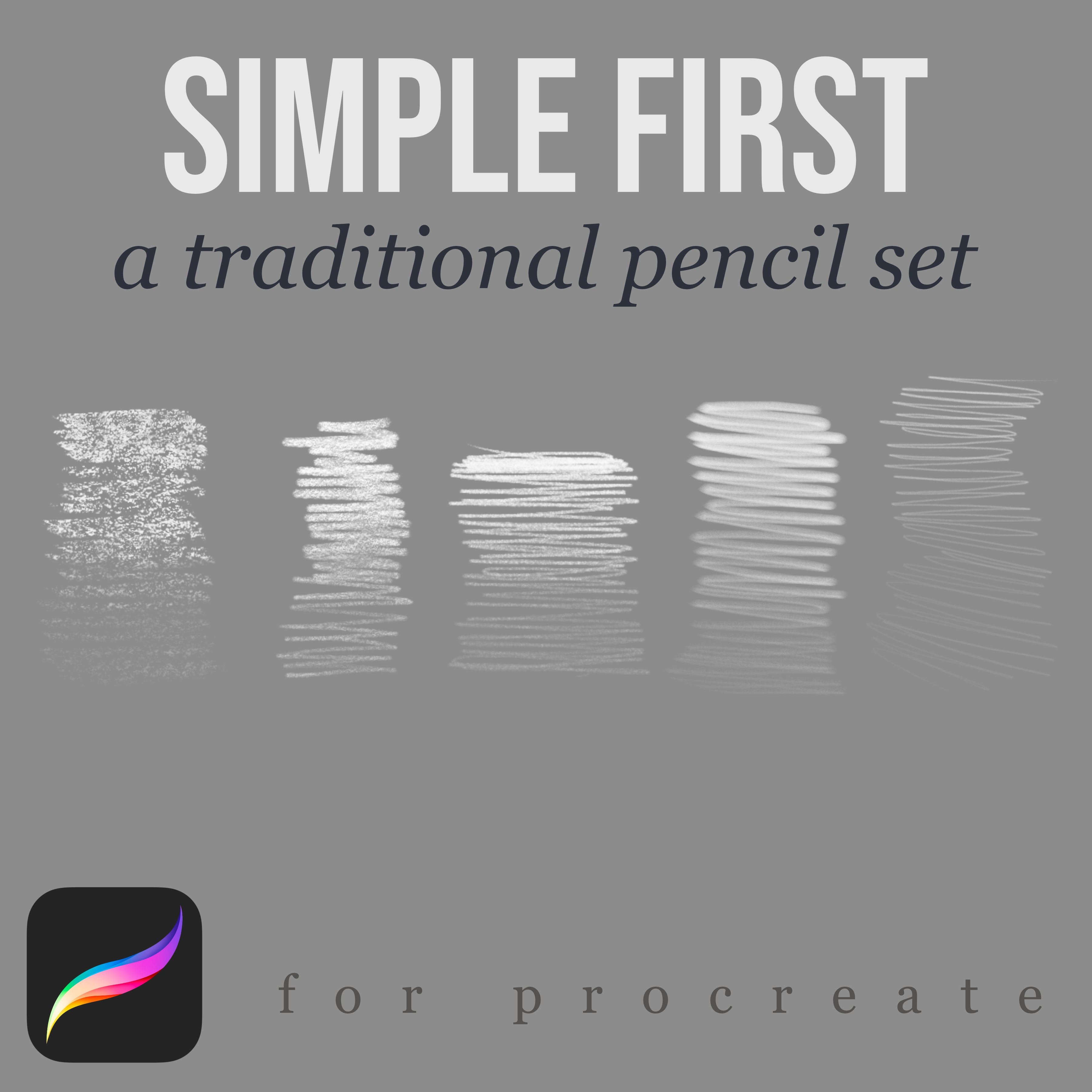 Simple First: The Art Path Pencil Set I
